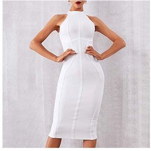 White Structured Dress